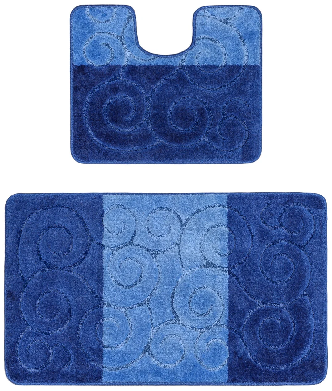 Set 2 Covorase Baie, Antiderapante, Sile D, Blue [0]