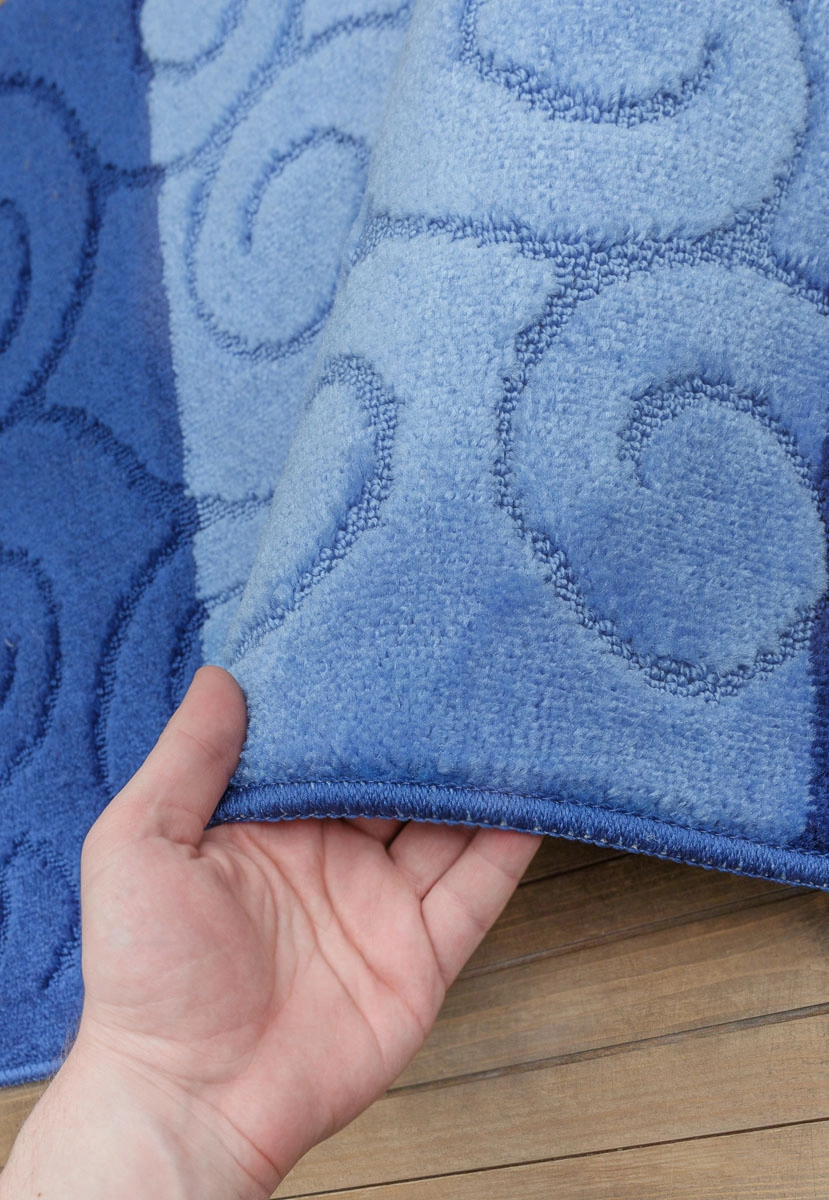 Set 2 Covorase Baie, Antiderapante, Sile D, Blue [5]