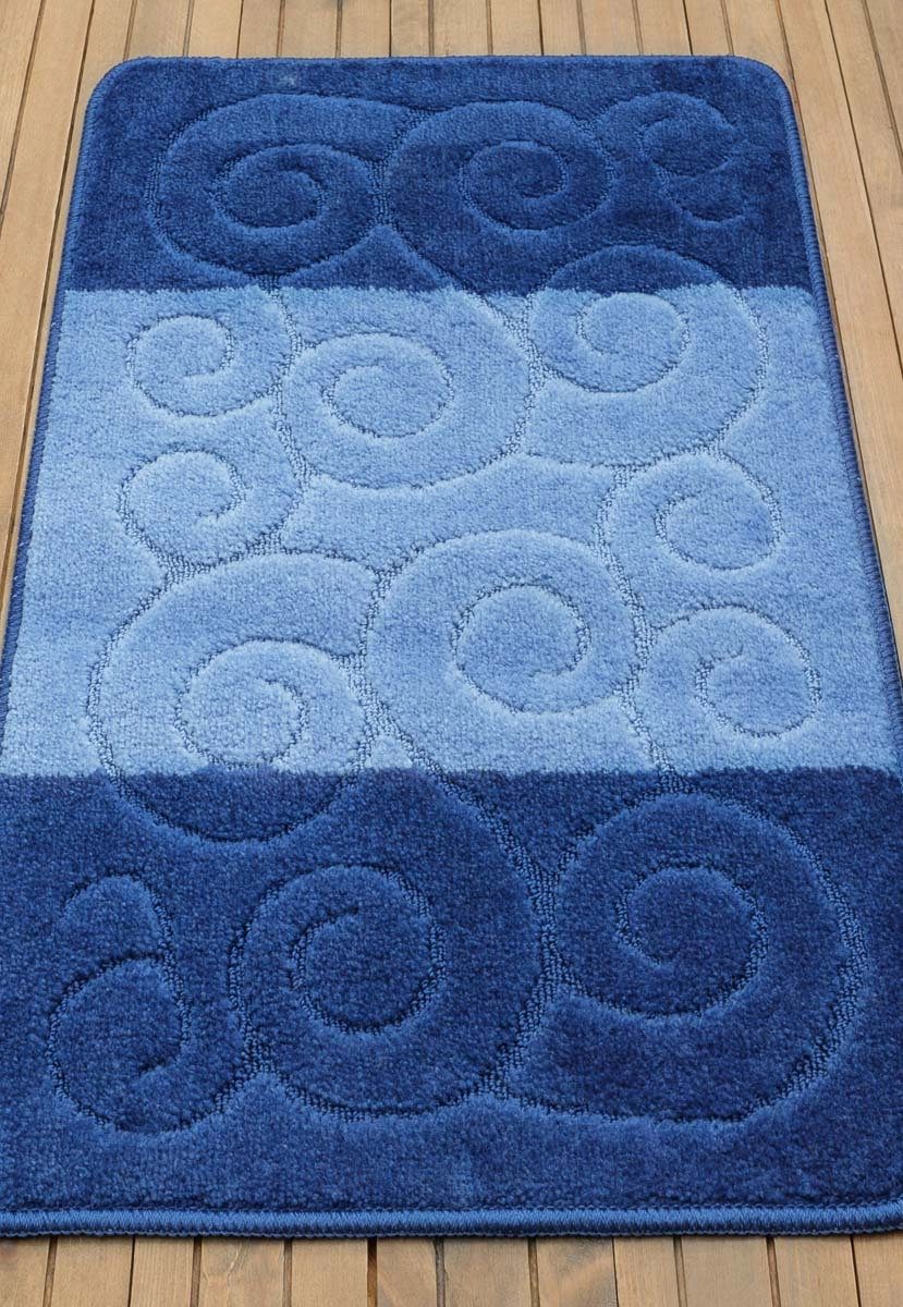 Set 2 Covorase Baie, Antiderapante, Sile D, Blue [4]