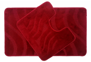 Set 2 Covorase Baie, Antiderapante, Symphony Burgundy [5]