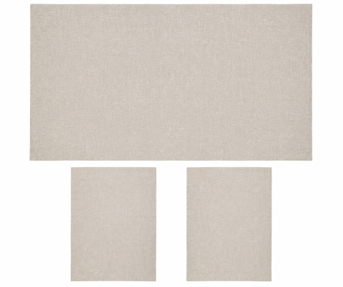 Covoare Living - Set 3 Covoare Fargo 71501-050, Crem, 1 buc 80x150 cm, 1 buc 120x170 cm, 1 buc 200x290 cm