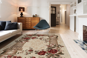 Set 3 Covoare Lotos 532 Coloane, Crem / Bej: 2 buc. 80x200 cm, 1 buc. 200x300 cm [2]