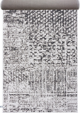 Traverse Moderne si Geometrice - Traversa Antiderapanta Flex, 19197, Gri, Latime 67 cm, Diverse Lungimi