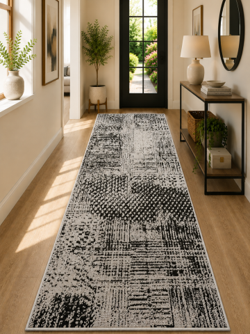 Traverse Hol - Traversa Antiderapanta Flex, 19197, Gri, Latime 100 cm, Diverse Lungimi