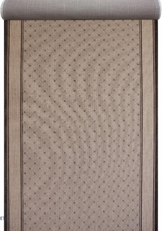 Traverse Moderne si Geometrice - Traversa Antiderapanta Flex, 1944, Bej / Maro, Latime 75 cm, Diverse Lungimi