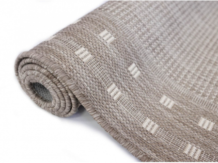 Traversa Antiderapanta Flex, 1963, Bej Alb, Latime 100 cm, Diverse Lungimi [1]
