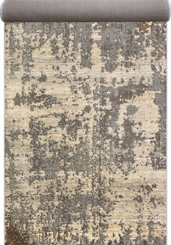 Traverse Dormitor - Traversa Covor, Anny 33002, Crem/Gri, Latime 78 cm, Diverse Lungimi