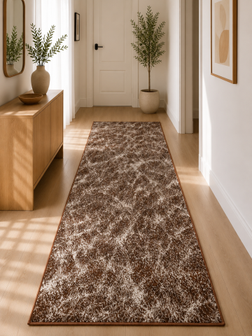 Traverse Hol - Traversa Covor, Cappuccino 16007, Maro, Latime 80 cm, Diverse Lungimi, 1700 gr/mp