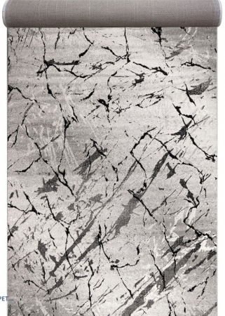 Traverse Moderne si Geometrice - Traversa Covor, Cappuccino 16132, Gri, Latime 120 cm, Diverse Lungimi, 1700 gr/mp