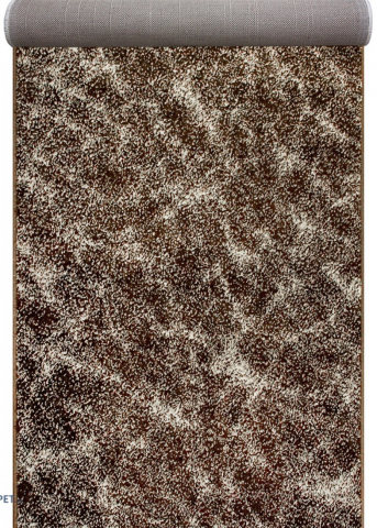 Traverse Moderne si Geometrice - Traversa Covor, Cappuccino 16007, Maro, Latime 120 cm, Diverse Lungimi, 1700 gr/mp