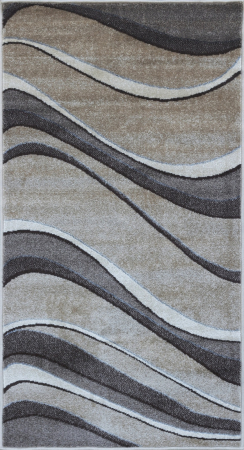 Traverse Moderne si Geometrice - Traversa Covor, Daffi 13001, Bej / Maro, Latime 150 cm, Diverse Lungimi, 1700 gr/mp