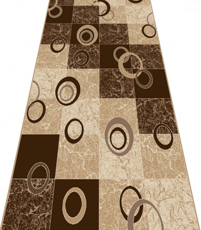 Traversa Covor, Daffi 13058-120,  Bej / Maro, 120x60 cm [1]