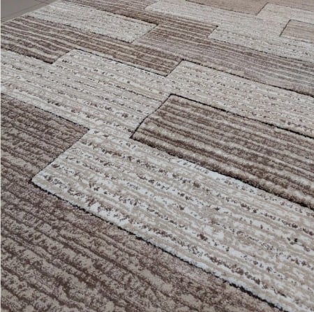 Traversa Covor, Fashion 32002, Bej / Maro, Latime 60 cm, Diverse Lungimi [4]
