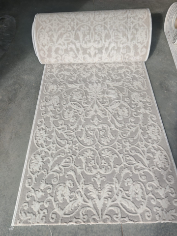 Traverse Moderne si Geometrice - Traversa Covor, Itea 42001, Crem, Latime 95 cm, Diverse Lungimi