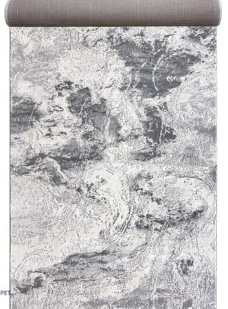 Traverse Moderne si Geometrice - Traversa Covor, Itea 42016, Gri, Latime 115 cm, Diverse Lungimi
