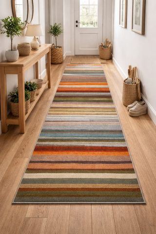 Traverse Hol - Traversa Covor, Kolibri 11598, Multicolor, Latime 100 cm, Diverse Lungimi, 2200 gr/mp