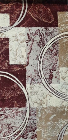Traversa Covor, Lotos 15001, Grena / Crem, Latime 80 cm, Diverse Lungimi, 1800 gr/mp [7]
