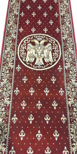 Traversa Covor, Lotos 15032, Grena, Model Bisericesc, Latime 60 cm [1]