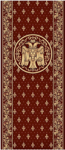 Traversa Covor, Lotos 15032, Grena, Model Bisericesc, Latime 60 cm [0]