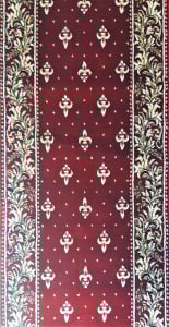 Traversa Covor, Lotos 15033, Rosu, Model Bisericesc, Latime 100 cm, Diverse Lungimi, 1800 gr/mp [2]