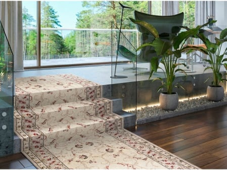 Traversa Covor, Lotos 523, Bej, Latime 120 cm, Diverse Lungimi, 1800 gr/mp [3]