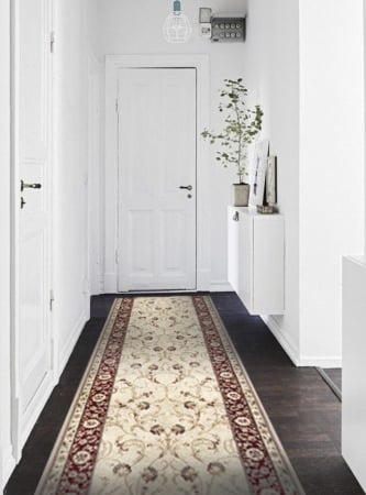 Traversa Covor, Lotos 523, Bej / Grena, Latime 60 cm, Diverse Lungimi, 1800 gr/mp [2]