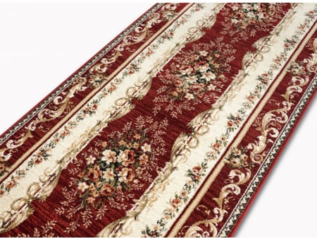Traversa Covor, Lotos 535, Grena, Latime 150 cm, Diverse Lungimi [1]