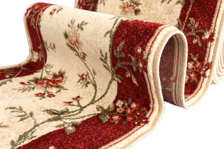 Traversa Covor, Lotos 551, Crem / Rosu, Latime 120 cm, Diverse Lungimi, 1800 gr/mp [2]
