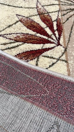 Traversa Covor, Lotos 552, Crem / Grena, Latime 80 cm, Diverse Lungimi, 1800 gr/mp [3]