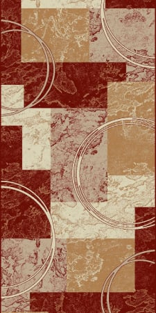 Traversa Covor, Lotos 15001, Grena / Crem, Latime 150 cm, Diverse Lungimi, 1800 gr/mp [1]