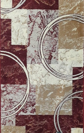 Traversa Covor, Lotos 15001, Grena / Crem, Latime 150 cm, Diverse Lungimi, 1800 gr/mp [3]