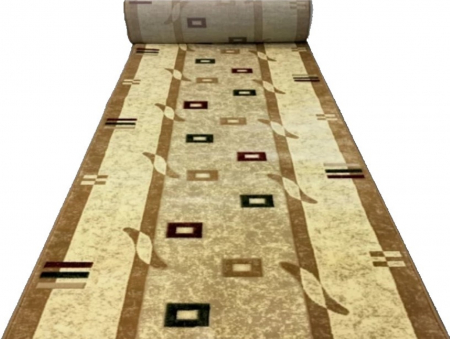 Traversa Covor, Lotos 579, Crem / Bej, Latime 80 cm, Diverse Lungimi, 1800 gr/mp [1]
