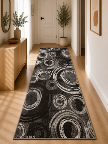 Traverse Hol - Traversa Covor, Mira 24010, Gri, Latime 100 cm, Diverse Lungimi
