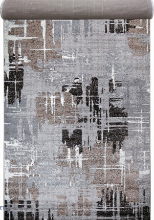 Traverse Hol - Traversa Covor, Mira 24037, Gri, Latime 180 cm, Diverse Lungimi