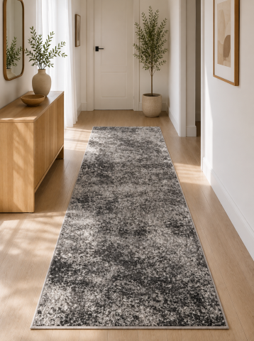 Traverse Hol - Traversa Covor, Mira 24058, Gri, Latime 120 cm, Diverse Lungimi