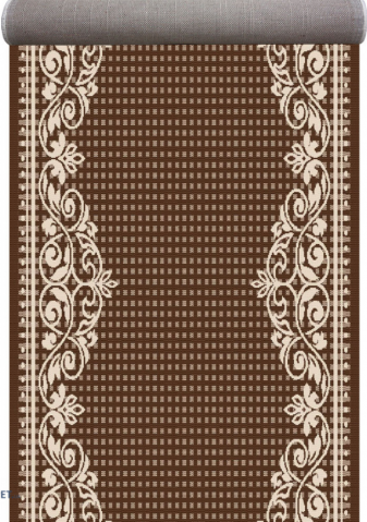 Traverse Bucatarie - Traversa Covor, Natura 19273, Maro, Latime 60 cm, Diverse Lungimi