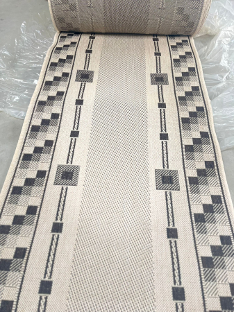 Traverse Bucatarie - Traversa Covor, Natura 924, Bej / Maro, Latime 80 cm, Diverse Lungimi