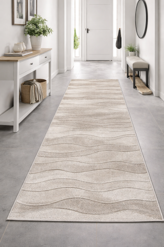 Traverse Hol - Traversa Covor, Oksi 38010, Bej, Latime 120 cm, Diverse Lungimi