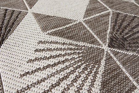 Traversa Covor, Trio 29003, Crem / Caramiziu, Latime 100x65 cm. [2]