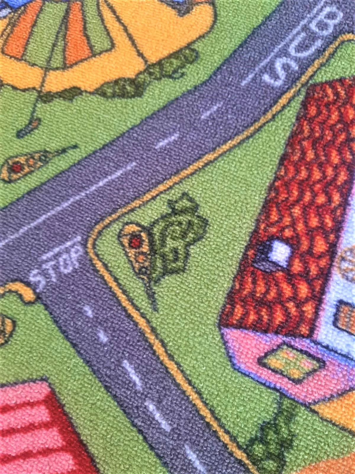 Traversa Pentru Copii, Drumulete 1129, Verde, Latime 150 cm, Diverse Lungimi [2]