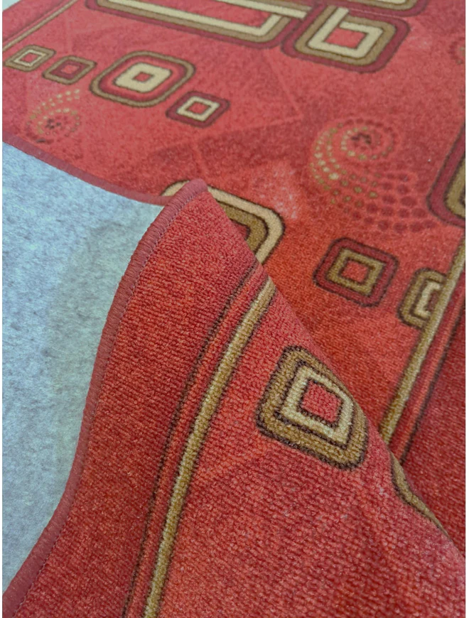 Traversa Model Print 1311, Rosu, Suport Pasla ,Latime 200 cm,  820 gr/mp [2]