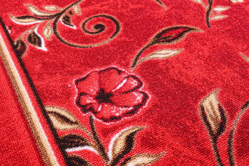 Traversa Model Print 1305 , Rosu , Suport Pasla, Latime 60 cm , 820 gr/mp [3]