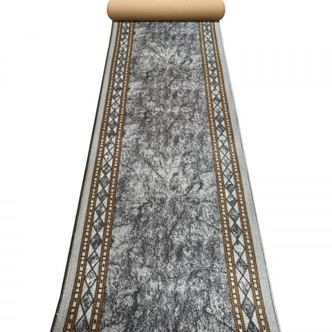 Traverse Dormitor - Traversa Model Print Tokyo ,Gri, Suport Pasla, Latime 200 cm, 820 gr/mp