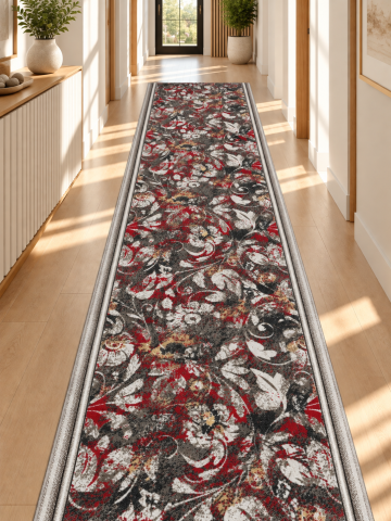 Traverse Hol - Traversa Model Zara 01578, Gri, Suport Pasla, Latime 200 cm, 820 gr/mp