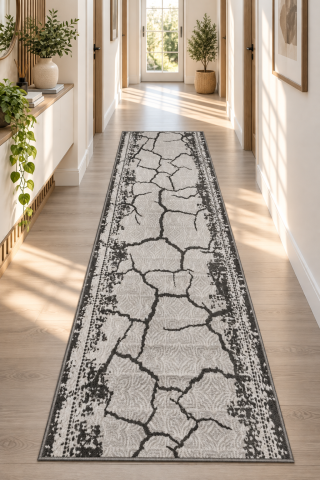 Traverse Hol - Traversa Moderna, Frida 08912, Gri, Latime 150 cm, Diverse Lungimi