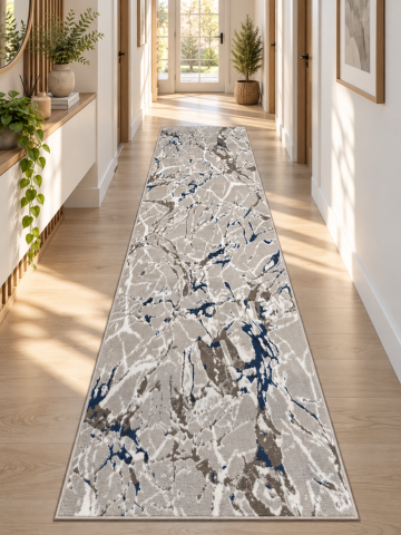 Traverse Hol - Traversa Moderna, Frida 12259, Gri, Latime 80 cm, Diverse Lungimi