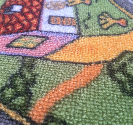 Traversa Pentru Copii, Drumulete 1129, Verde, Latime 120 cm, Diverse Lungimi [5]