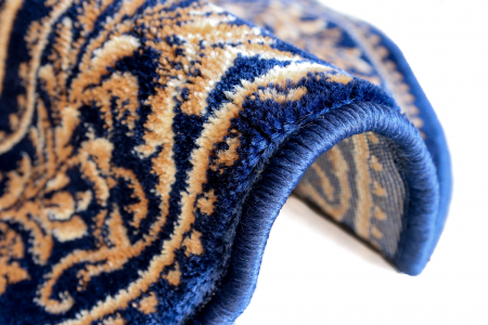 Covor Lotos, Model Bisericesc, 15032, Albastru, Rotund, Diverse Dimensiuni, 1800 gr/mp [5]