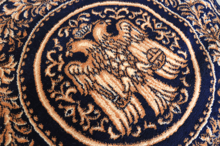 Covor Lotos, Model Bisericesc, 15032, Albastru, Rotund, Diverse Dimensiuni, 1800 gr/mp [3]