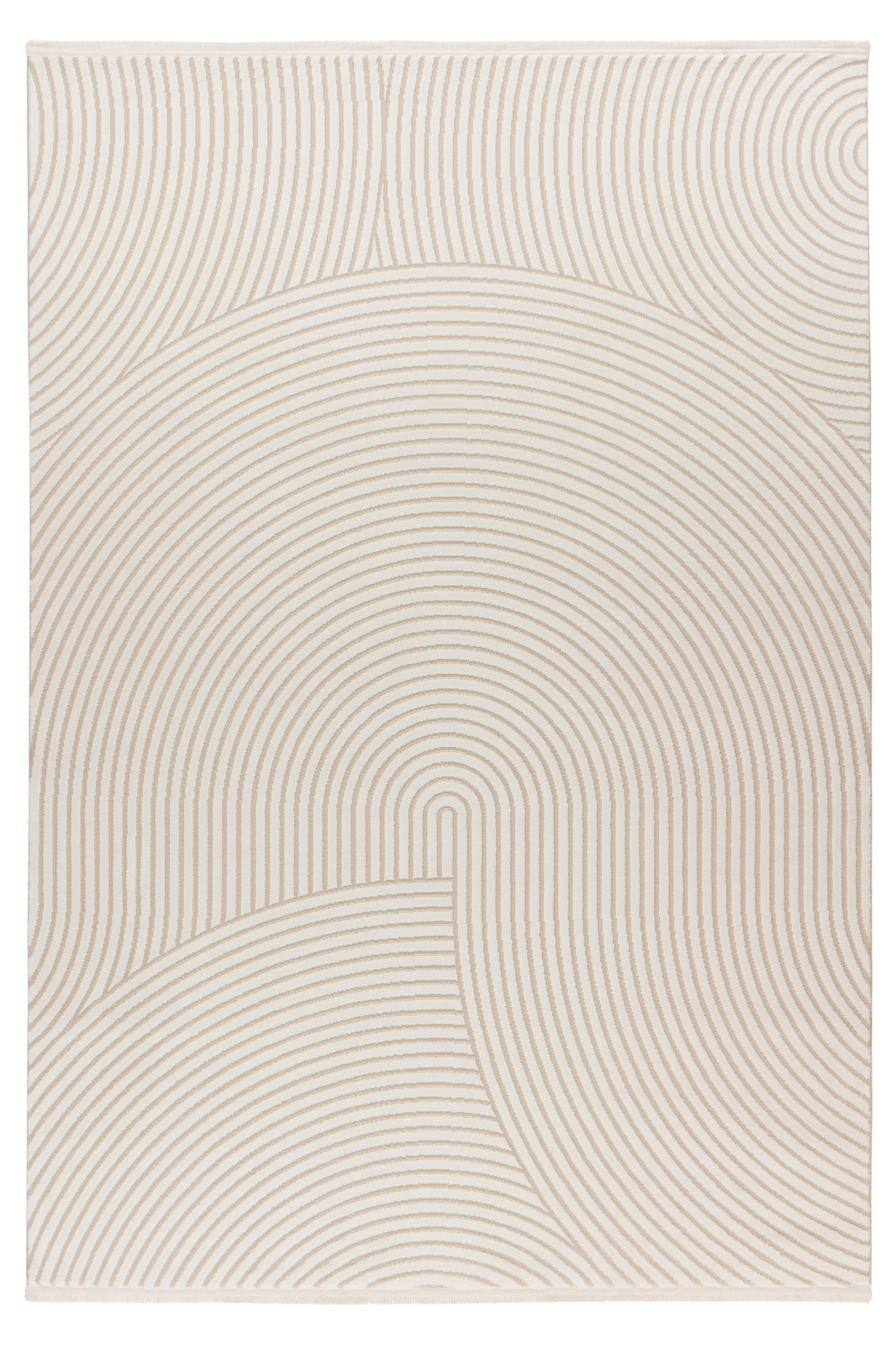 Covor Abstract Model Stage 225, Bej, Marime 80 x 150 cm, Inaltime Fir 11 mm, 80% Polipropilena 20% Poliester, Living, Dormitor, Sufragerie, Birou [1]
